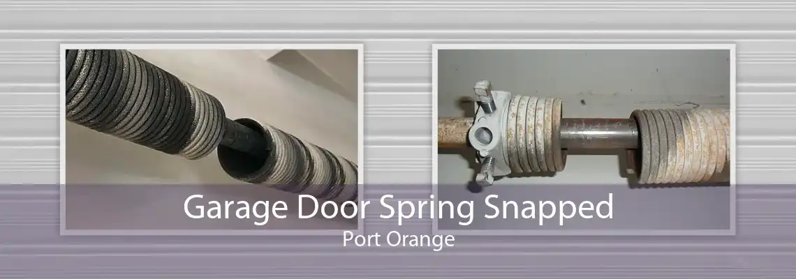 Garage Door Spring Snapped Port Orange