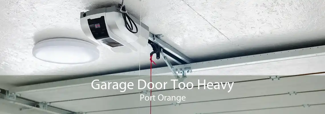 Garage Door Too Heavy Port Orange