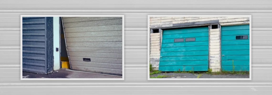 Crooked Aluminum Garage Door Repair in Port Orange